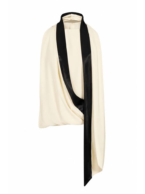 Top con sciarpa in raso ALBERTA FERRETTI | M0805 01281003